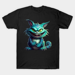 Halloween Creepy Cat #6 T-Shirt